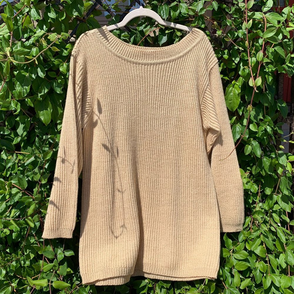 Pappagallo Metallic Tunic Sweater